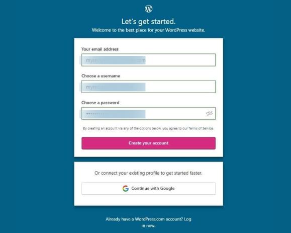 How to start a WordPress blog for free